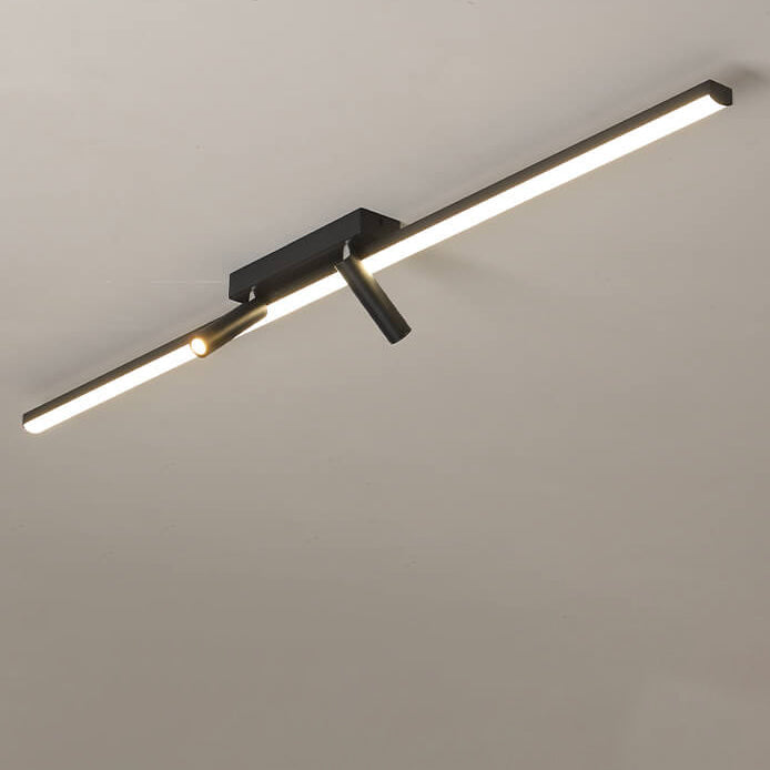 Linevo Minimalistische LED Deckenleuchte | Langstreifen-Design | Spotlight Beleuchtung | Energieeffizient & Modern