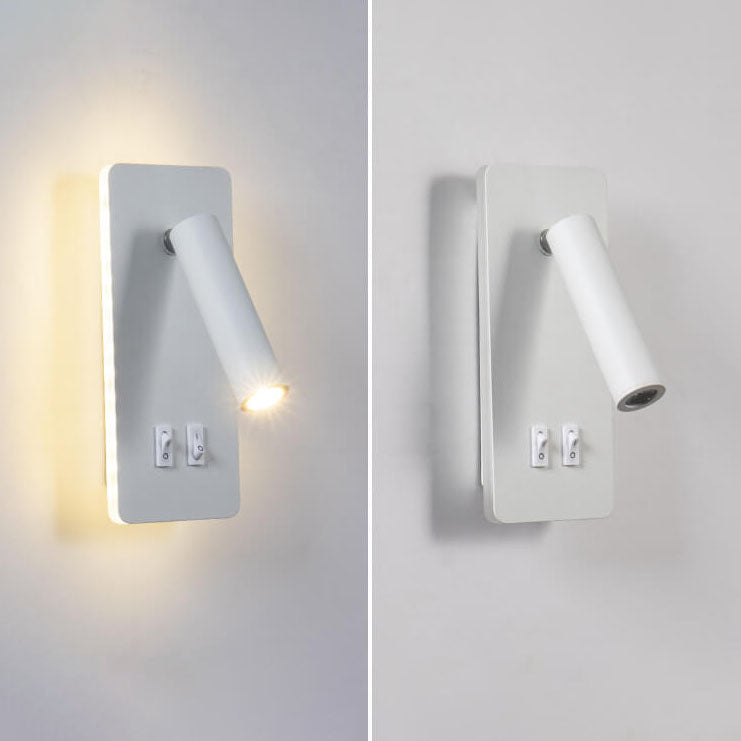 LumoSquare Nordic Minimalist LED Wandleuchte | Rotierbarer Wandstrahler | Leselicht & Dekor