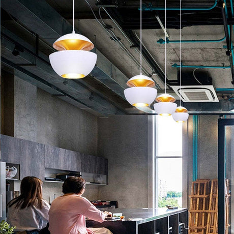 NazifaGlow LED Hängeleuchte | Modernes Design | Minimalistische Pendellampe für Zuhause & Büro