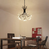 Dandelux Elegance Kristall-Kronleuchter | 13 & 19 Lichter | Dandelion Design | Warmes & Weißes Licht | Dekorative Beleuchtung für Zuhause