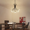 Dandelux Elegance Kristall-Kronleuchter | 13 & 19 Lichter | Dandelion Design | Warmes & Weißes Licht | Dekorative Beleuchtung für Zuhause