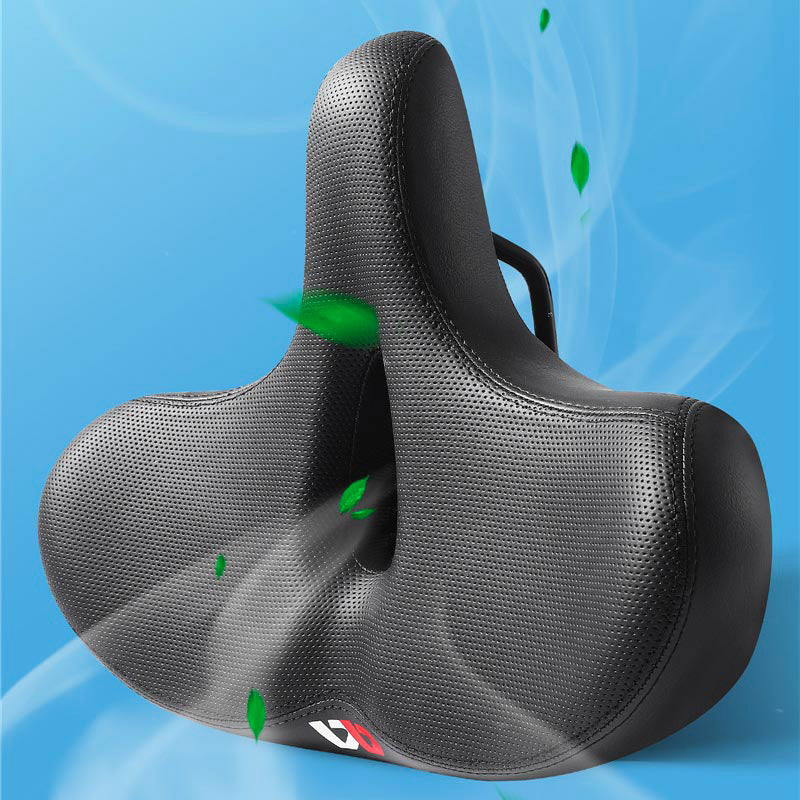 ComfortRide Extra Breiter Fahrradsattel | Schmerzfreier Sitz | Ergonomischer Sattel für lange Fahrten