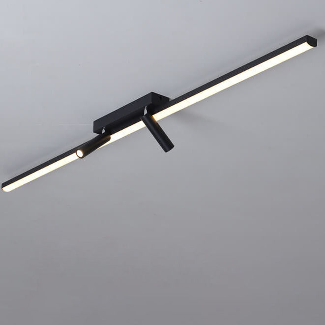 Linevo Minimalistische LED Deckenleuchte | Langstreifen-Design | Spotlight Beleuchtung | Energieeffizient & Modern