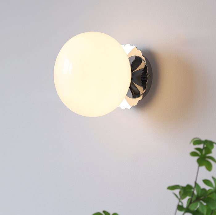 BrightVintage Minimalist Wandleuchte | Eisen & Glas | Modernes Vintage-Design