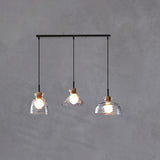 LumaCrystal Nordic Pendelleuchte | Klar geriffeltes Glas | 1-Licht | Skandinavisches Design | Deko für Zuhause
