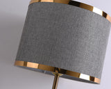 LuxeShade LED Tischlampe | Zylindrisches Stoffdesign | Moderne Beleuchtung | Deko für Zuhause