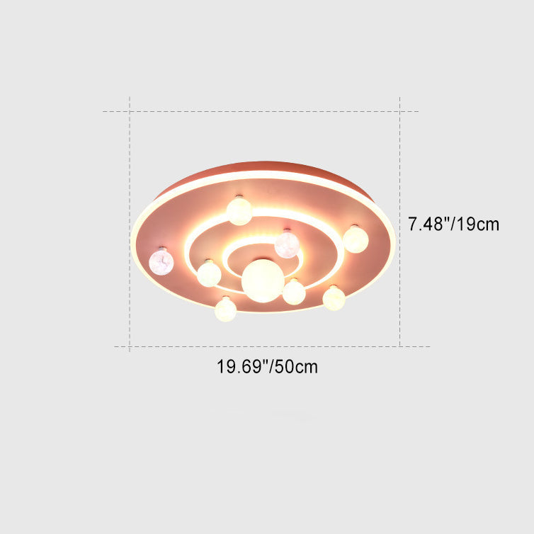 Orbitalux Kinderzimmer-Deckenleuchte | LED Planetenlicht | Dimmbar | Modernes Design