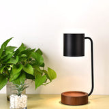 ShinaiGlow Holz-Tischlampe | Dimmbar | Timer-Funktion | Wachseffekt | Modernes Design