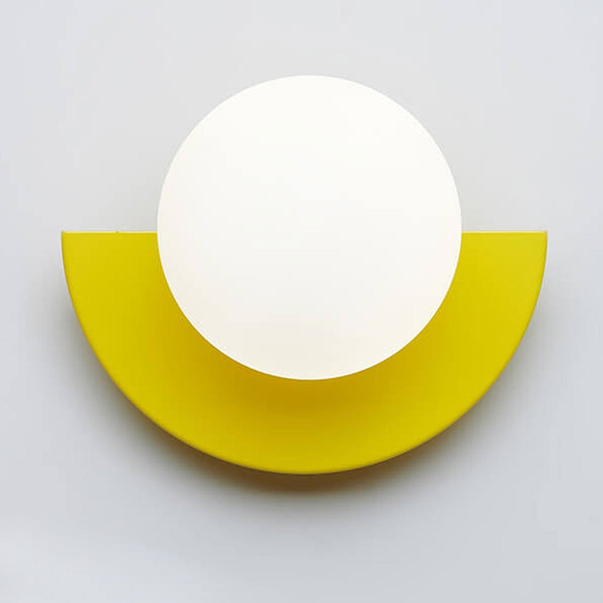 SferaLuxe Moderne Wandlampe | Minimalistisches Kugel-Design | Farbiges Glas | LED-Wandleuchte für Wohnräume