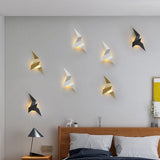 SkyWing Moderne LED Wandleuchte | Fliegender Vogel | 1-flammig | Kreatives Design | Deko für Zuhause
