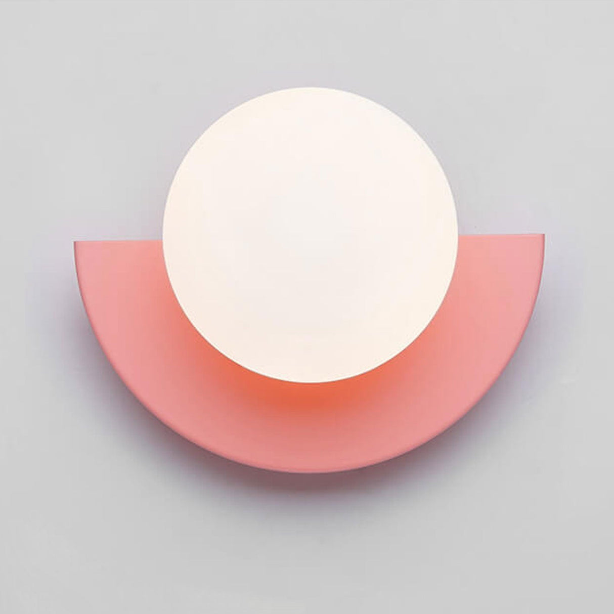 SferaLuxe Moderne Wandlampe | Minimalistisches Kugel-Design | Farbiges Glas | LED-Wandleuchte für Wohnräume