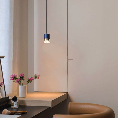 Lumosfera Nordic LED Pendelleuchte | Zylindrisches Design | Aluminium & Acryl | Warmes oder Weißes Licht