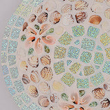 Shellique Tiffany Mosaik-Deckenleuchte | Kreatives Design | Einzigartige Muscheloptik | Stimmungsvolle Beleuchtung | 1-flammig