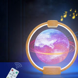 LunarMagix LED Schreibtischlampe | Maglev Mond-Design | Farbwechsel-Nachtlicht | Dekorative Beleuchtung