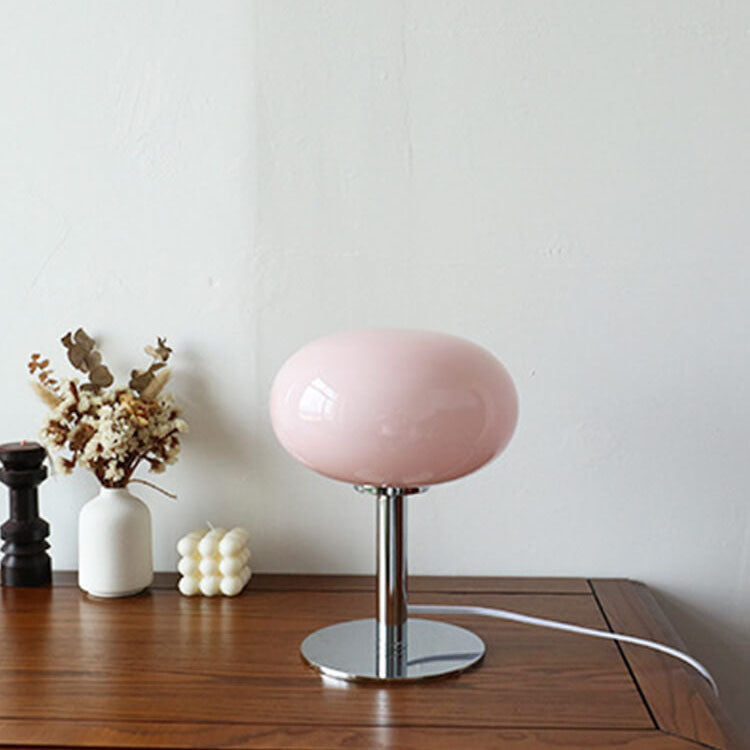 ShiningSphere Nordic Tischlampe | Vintage Design | Rundes Glas | Stimmungslicht | 1-flammig | Deko für Zuhause