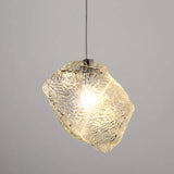 IceLume Nordic Pendelleuchte | Kreatives Eiswürfel-Glasdesign | 1-flammige Hängeleuchte | Moderne Eleganz