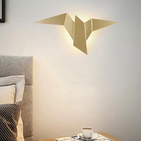 SkyWing Moderne LED Wandleuchte | Fliegender Vogel | 1-flammig | Kreatives Design | Deko für Zuhause