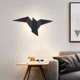 SkyWing Moderne LED Wandleuchte | Fliegender Vogel | 1-flammig | Kreatives Design | Deko für Zuhause