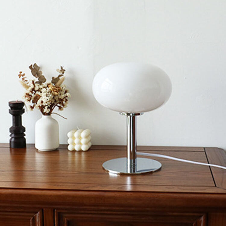 ShiningSphere Nordic Tischlampe | Vintage Design | Rundes Glas | Stimmungslicht | 1-flammig | Deko für Zuhause