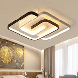 LumeoSquare LED Deckenleuchte | Modernes Aluminium Design | Semi-Flush Mount | Dimmbar | Quadratische Form