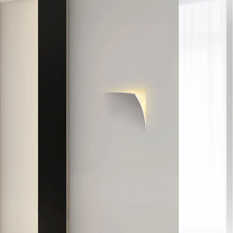 Quadrova Moderne Wandlampe | Quadratisches Flip-Flop Design | Eingebauter Gips | Wohnzimmerbeleuchtung