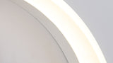 Lumoshelf LED Wandleuchte | Massivholz mit Ablage | Runde Wandlampe | Warm- & Weißlicht