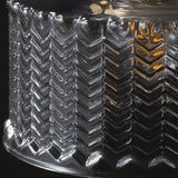 WaveLite Glas-Pendelleuchte | Wellenstruktur | Elegantes Design | LED-kompatibel
