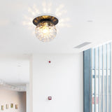 GlobeLux 1-Licht Deckenleuchte | Modernes Design | Klarer oder Weißer Lampenschirm