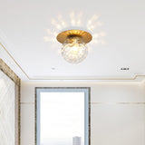 GlobeLux 1-Licht Deckenleuchte | Modernes Design | Klarer oder Weißer Lampenschirm