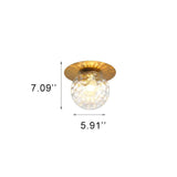 GlobeLux 1-Licht Deckenleuchte | Modernes Design | Klarer oder Weißer Lampenschirm
