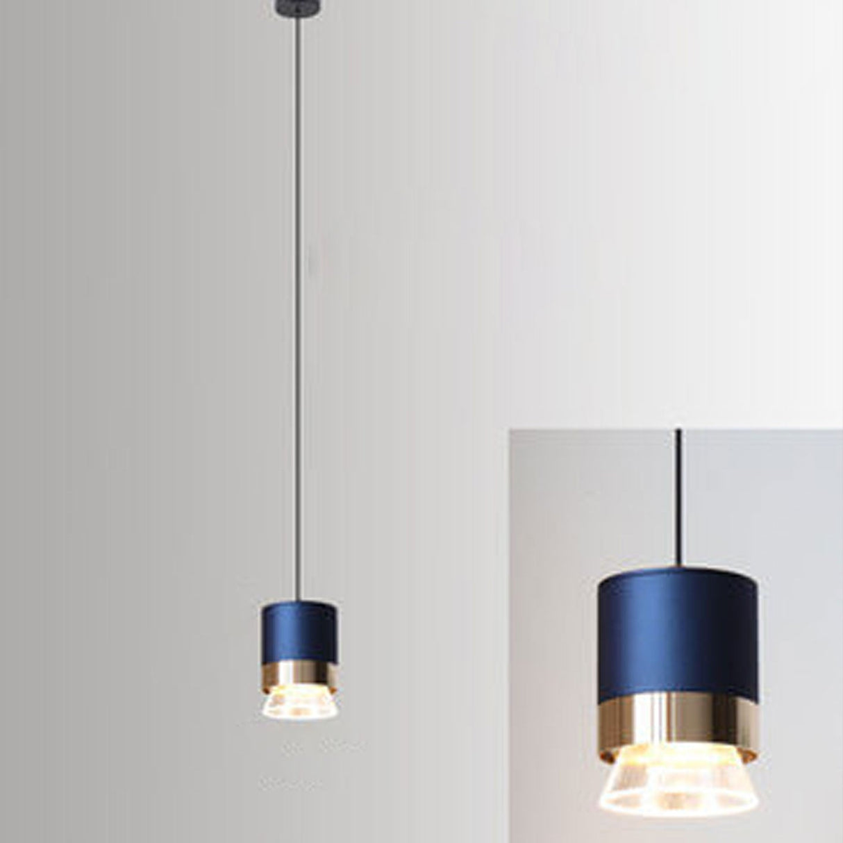 Lumosfera Nordic LED Pendelleuchte | Zylindrisches Design | Aluminium & Acryl | Warmes oder Weißes Licht