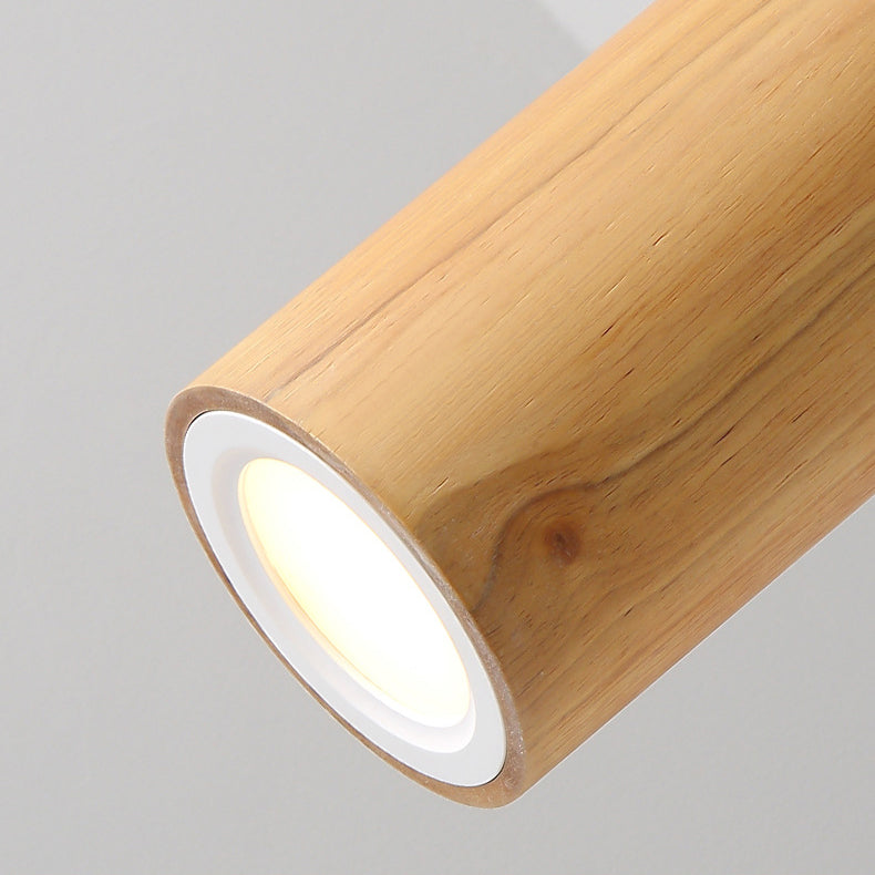 LumaKube Nordic Design LED Deckenleuchte | Holzoptik | Flush Mount | Warmweiß oder Kaltweiß | Stilvolle Beleuchtung für Zuhause