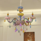 LumiÉtoile Kinder Kronleuchter | Moderner Candelabra-Stil | Kristallglas | 5-15 Lichter