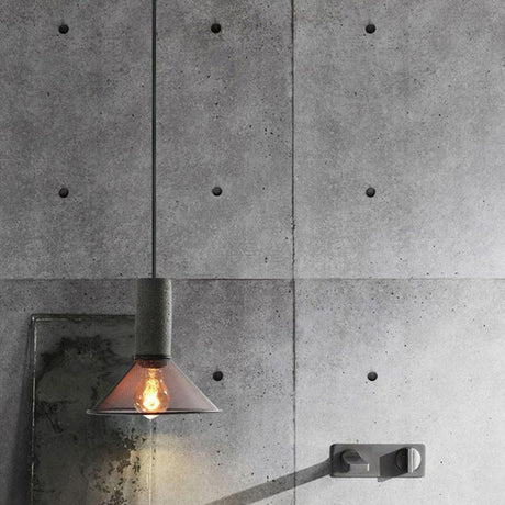 UrbanTaper Industrial Design Zement Pendelleuchte | Zylindrische Form | Moderner Look | Perfekt für Wohnzimmer
