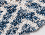 DiamondLuxe Shag - Teppich mit Diamantmuster | Shaggy Hochflorteppich | Weich & Modern | Perfekt für Wohnzimmer