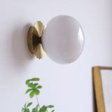 BrightVintage Minimalist Wandleuchte | Eisen & Glas | Modernes Vintage-Design