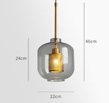 LumiSavanna Glas Pendelleuchte | Elegantes Lichtdesign | Dimmbar | Für Esszimmer & Wohnräume
