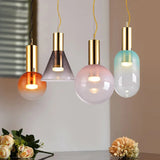 LustraBelle Elegante Pendelleuchte | Design-Kollektion | Rauchglas & Gold | Dimmbar | Moderne Beleuchtung für Zuhause