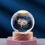 StarGlow 3D Kristall Nachtlicht | Elegantes Stimmungslicht | Magische Dekoration