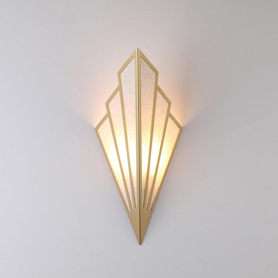 ShadeLume Wandlampe | Moderner Leinen-Schirm | 1-flammig | Kreatives Design | Wandbeleuchtung