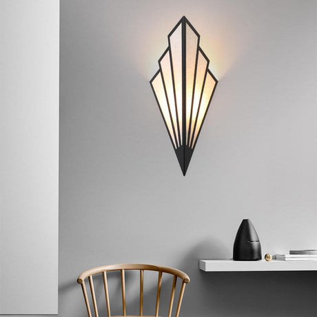 ShadeLume Wandlampe | Moderner Leinen-Schirm | 1-flammig | Kreatives Design | Wandbeleuchtung