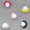 SferaLuxe Moderne Wandlampe | Minimalistisches Kugel-Design | Farbiges Glas | LED-Wandleuchte für Wohnräume