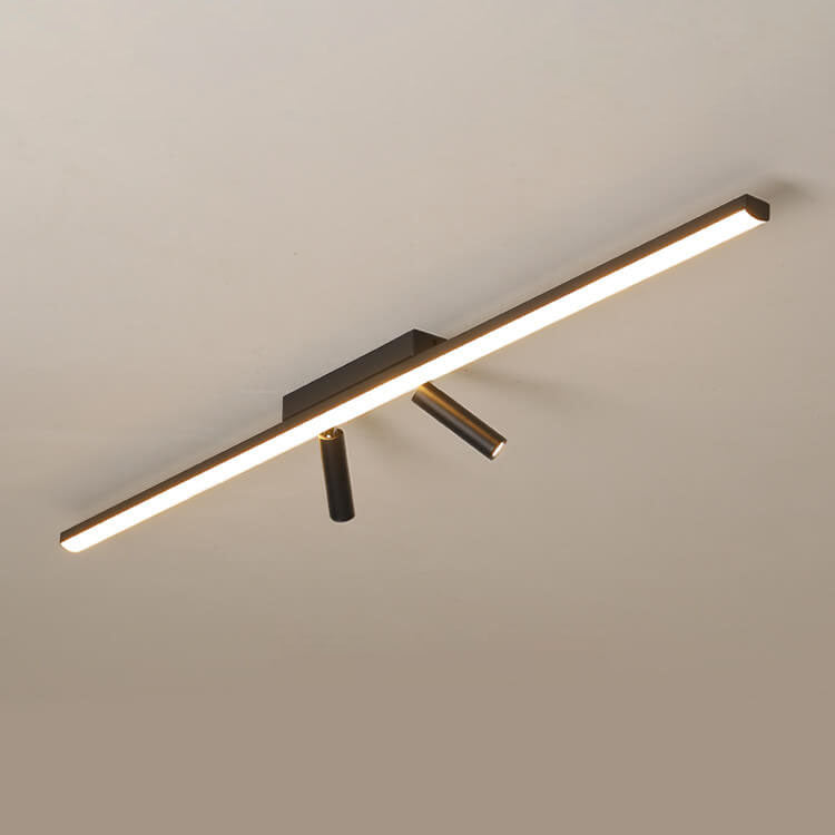 LumiTrack Nordic LED Deckenleuchte | Minimalistisches Design | Spotlights auf Acrylbasis | Modern & Energieeffizient