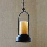 HempCandle Industrielle Pendelleuchte | Vintage Seil-Design | 1-flammige LED-Hängeleuchte | Rustikaler Stil