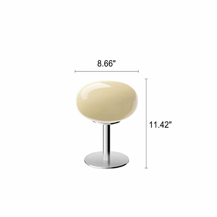 ShiningSphere Nordic Tischlampe | Vintage Design | Rundes Glas | Stimmungslicht | 1-flammig | Deko für Zuhause