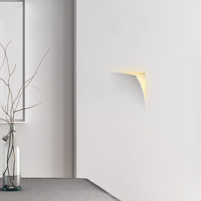 Quadrova Moderne Wandlampe | Quadratisches Flip-Flop Design | Eingebauter Gips | Wohnzimmerbeleuchtung