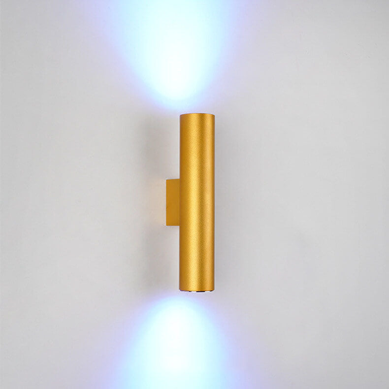 LightVibe Aluminium Wandleuchte Zylinder | 2-flammig | Modernes Design | Innen & Außen