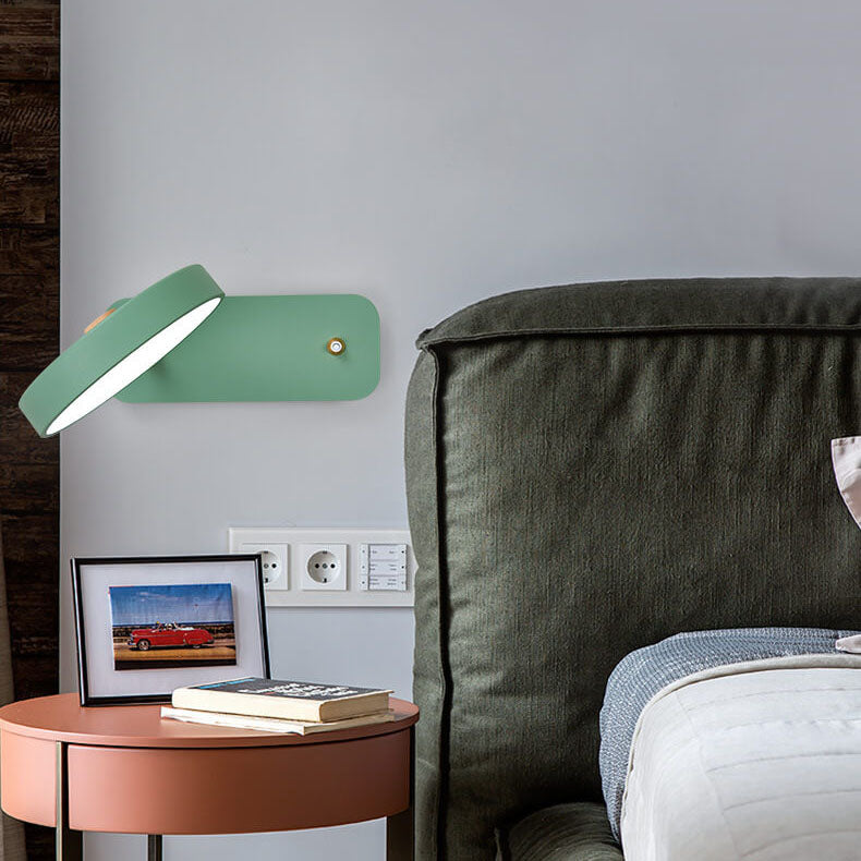 IllumiTurn – Nordic LED Drehbare Wandleuchte | Macaron Design | Verstellbare Beleuchtung
