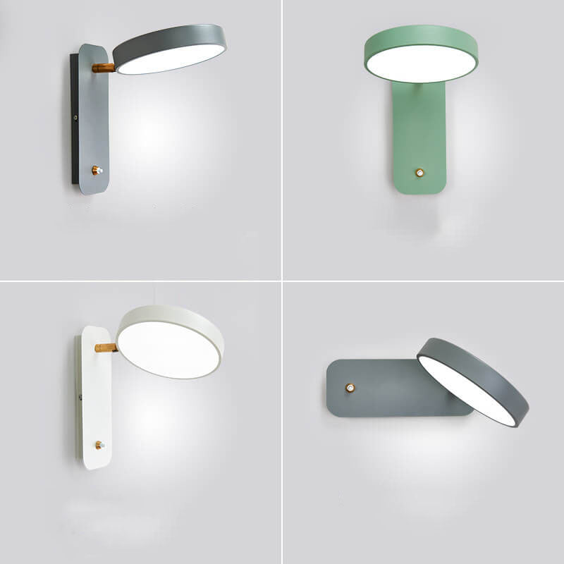 IllumiTurn – Nordic LED Drehbare Wandleuchte | Macaron Design | Verstellbare Beleuchtung