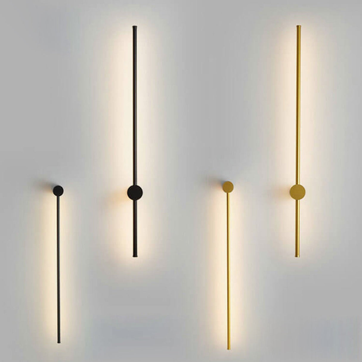 LumiAura LED Wandleuchte | Minimalistisches Design | Dimmbare Aluminium Wandlampe | Modernes Ambiente für Ihr Zuhause